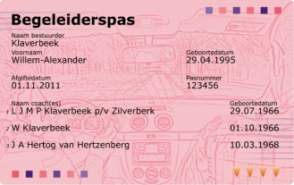 Voorbeeld Begeleiderspas 2toDrive